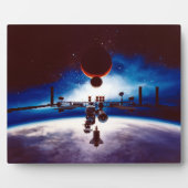 ヴィンテージ宇宙局フリーダムポスター フォトプラーク (正面)