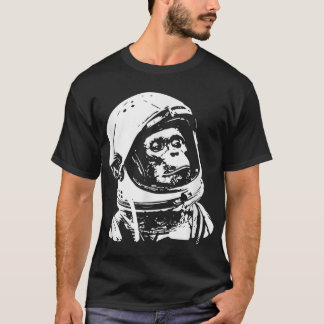 ヴィンテージ宇宙旅行宇宙飛行士モンキープルラバーホ Tシャツ