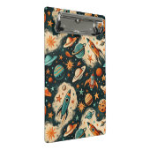 ヴィンテージ宇宙船ロケット船パターン – コスモス(6) ミニクリップボード (アングル)