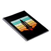 ヴィンテージ宇宙船/宇宙/宇宙船 ノートブック (右側)