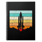 ヴィンテージ宇宙船/宇宙/宇宙船 ノートブック (正面)