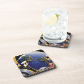 ヴィンテージ宇宙飛行士が地球を周回 コースター (右側)