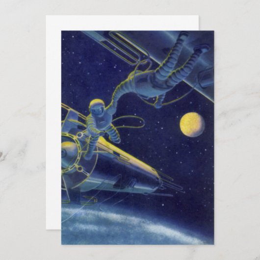 ヴィンテージ宇宙飛行士 (正面/裏面)