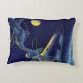 ヴィンテージ宇宙飛行士 アクセントクッション (裏面)