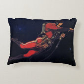 ヴィンテージ宇宙飛行士 アクセントクッション (裏面)