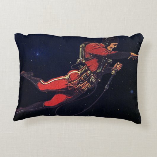 ヴィンテージ宇宙飛行士 アクセントクッション (裏面)