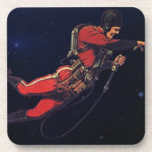 ヴィンテージ宇宙飛行士 コースター (正面)