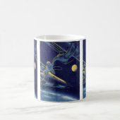 ヴィンテージ宇宙飛行士 コーヒーマグカップ (中央)