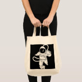 ヴィンテージ宇宙飛行士 トートバッグ (正面(商品))
