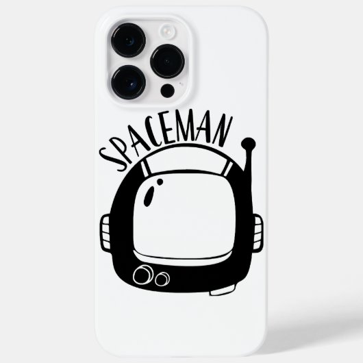 ヴィンテージ宇宙飛行士 Case-Mate iPhoneケース (裏面)