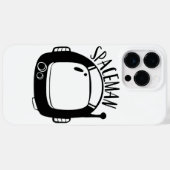 ヴィンテージ宇宙飛行士 Case-Mate iPhoneケース (裏面 (横))