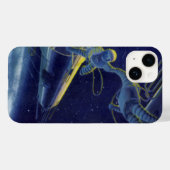 ヴィンテージ宇宙飛行士 Case-Mate iPhoneケース (裏面 (横))