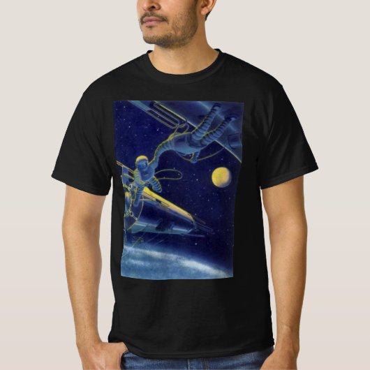 ヴィンテージ宇宙飛行士 Tシャツ (正面)