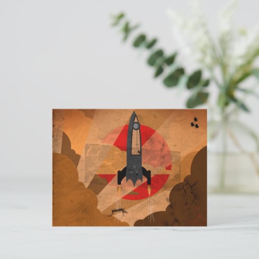 ヴィンテージ宇宙 ポストカード (スタンド正面)