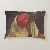 ヴィンテージ宗教イエスキリスト・ガーデン・オブ・ゲッセマネ アクセントクッション (裏面)