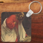 ヴィンテージ宗教イエスキリスト・ガーデン・オブ・ゲッセマネ キーホルダー (裏面)