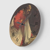 ヴィンテージ宗教イエスキリスト・ガーデン・オブ・ゲッセマネ ラージ壁時計 (傾斜)