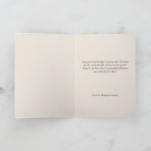 ヴィンテージ宗教クリスマス出生クリスチャン カード (内部)