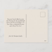 ヴィンテージ宗教クリスマス出生クリスチャン シーズンポストカード (裏面)