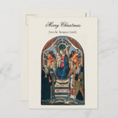 ヴィンテージ宗教クリスマス出生クリスチャン シーズンポストカード (正面/裏面)