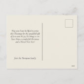 ヴィンテージ宗教クリスマス出生クリスチャン シーズンポストカード (裏面)