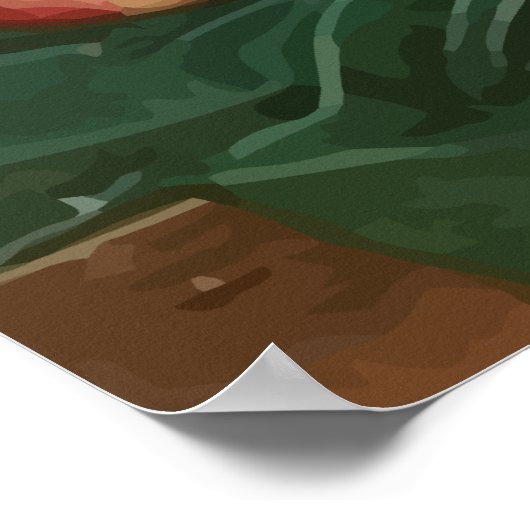 ヴィンテージ宗教クリスマス恵みポスター ポスター (角)