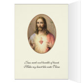 ヴィンテージ宗教ハートイエズカトリックフローラ (内側 (左))