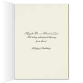 ヴィンテージ宗教ハートイエズカトリックフローラ (内側 (右))