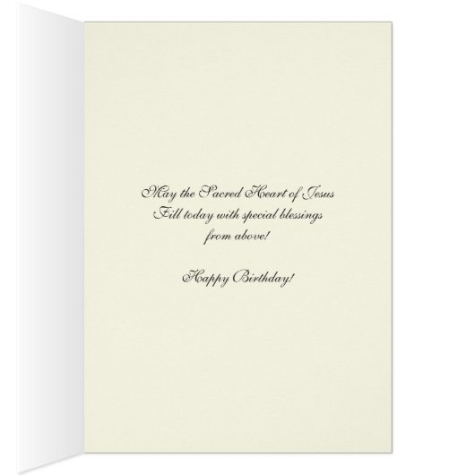 ヴィンテージ宗教ハートイエズカトリックフローラ (内側 (右))