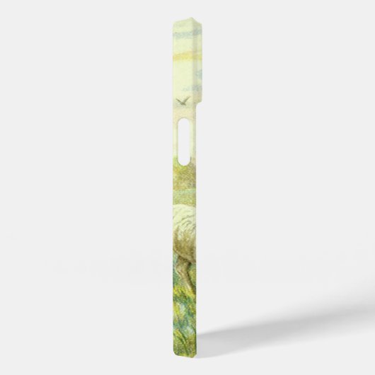 ヴィンテージ宗教ビクトリアン復活祭天使と子羊 Case-Mate iPhoneケース (裏面 / 右)