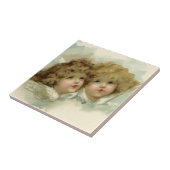 ヴィンテージ宗教ビクトリアン、天使たち タイル (側面)