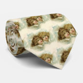 ヴィンテージ宗教ビクトリアン、天使たち ネクタイ (ロール)