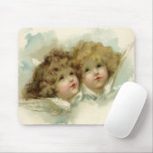 ヴィンテージ宗教ビクトリアン、天使たち マウスパッド (マウス)