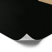 ヴィンテージ宗教フローラ十字架復活祭 ポスター (角)