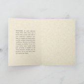 ヴィンテージ宗教ヴァージンメアリメモリ祈りの言葉 カード (内部)