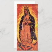 ヴィンテージ宗教ヴァージンメアリーグアダルーペの我々の女性 (正面/裏面)