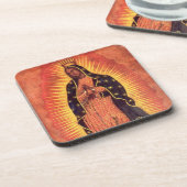 ヴィンテージ宗教ヴァージンメアリーグアダルーペの我々の女性 コースター (左側)