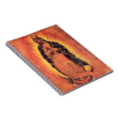 ヴィンテージ宗教ヴァージンメアリーグアダルーペの我々の女性 ノートブック (右側)