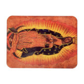 ヴィンテージ宗教ヴァージンメアリーグアダルーペの我々の女性 マグネット (横)