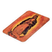 ヴィンテージ宗教ヴァージンメアリーグアダルーペの我々の女性 マグネット (左側)