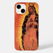 ヴィンテージ宗教ヴァージンメアリーグアダルーペの我々の女性 Case-Mate iPhoneケース (裏面)