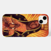 ヴィンテージ宗教ヴァージンメアリーグアダルーペの我々の女性 Case-Mate iPhoneケース (裏面 (横))
