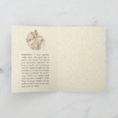 ヴィンテージ宗教ヴァージンメアリーメモリ祈りの言葉カード カード (内部)