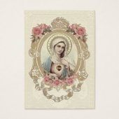 ヴィンテージ宗教ヴァージンメアリ葬儀カトリック (正面)