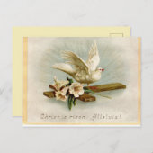 ヴィンテージ宗教復活祭 ポストカード (正面/裏面)