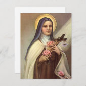 ヴィンテージ宗教復活祭、十字架の修道女 シーズンカード (正面/裏面)