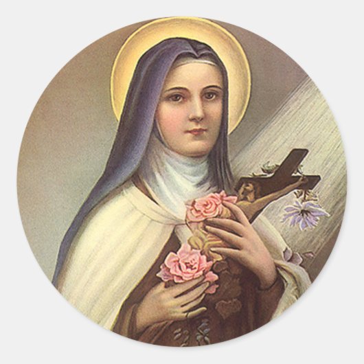 ヴィンテージ宗教復活祭、十字架の修道女 ラウンドシール (正面)