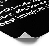 ヴィンテージ宗教戦争の定義アンチ宗教交流 ポスター (角)