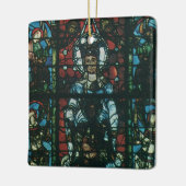 ヴィンテージ宗教教会ステンドグラス窓 セラミックオーナメント (左)
