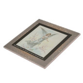 ヴィンテージ宗教的なクリスマスセラミックタイル+願い タイル (側面)